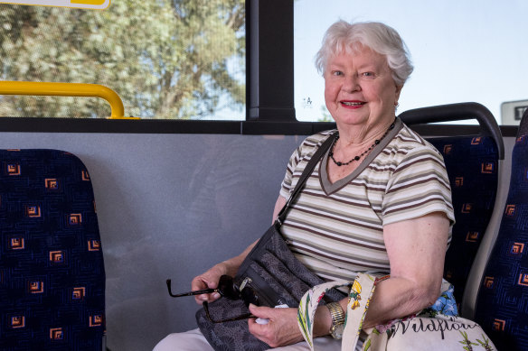 Pam Neal says she’d rather pay with a few coins than use her bank cards to travel.