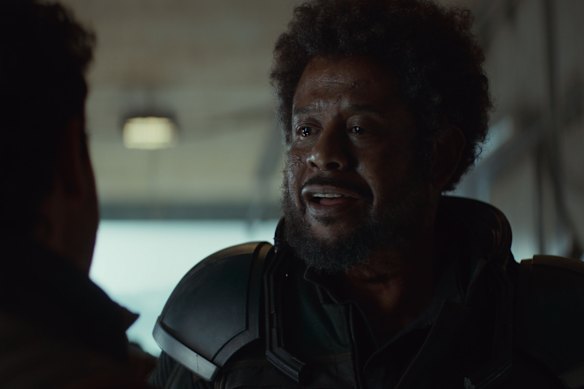 Saw Gerrera (Forest Whitaker) was always ready to fight.