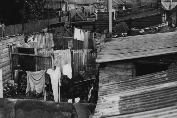 Fitzroy's slums in 1947.