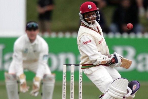 Former West Indies batter Shivnarine Chanderpaul in 2006.