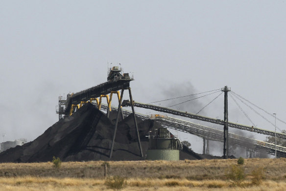 A Whitehaven Coal mine near Narrabri.