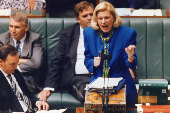 Federal minister Ros Kelly resigned in 1994 after the $30 million "sports rorts" affair.