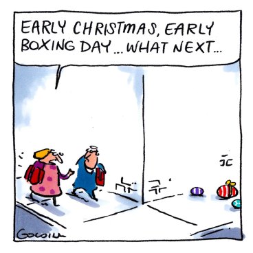 Christmas For Us Is Effectively Over Boxing Day Sales Come Early