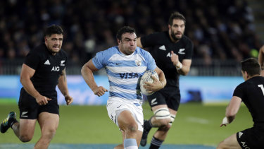 File photo of Agustin Creevy, who will miss the clash with Australia.