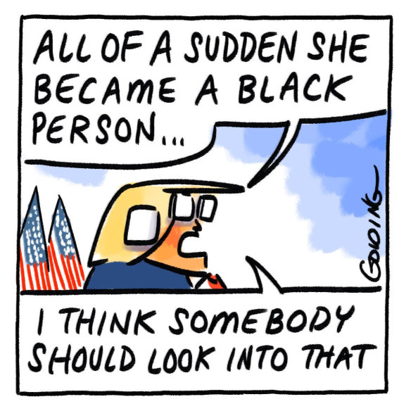 A black thing.