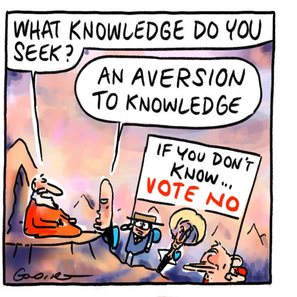 Lack of knowledge is power.