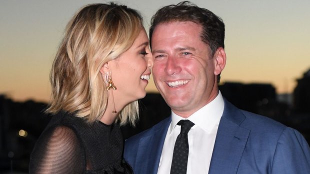 Karl Stefanovic and Jasmine Yarbrough last month.