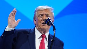 President Donald Trump plainly made the case for US control of Greenland in an address to the World Economic Forum in Davos, Switzerland.