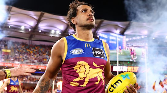 Callum Ah Chee of the Lions