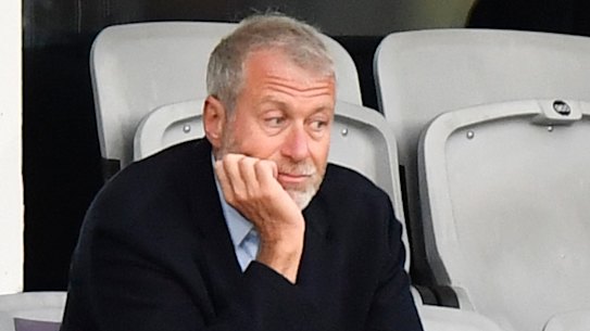 FILE - Chelsea soccer club owner Roman Abramovich attends the UEFA Women’s Champions League final soccer match against FC Barcelona in Gothenburg, Sweden, May 16, 2021. U.S. authorities moved Monday, June 6, 2022, to seize two luxury jets — a $60 million Gulfstream and a $350 million aircraft believed to be one of the world’s most expensive private airplanes — after linking both to Russian oligarch Roman Abramovich