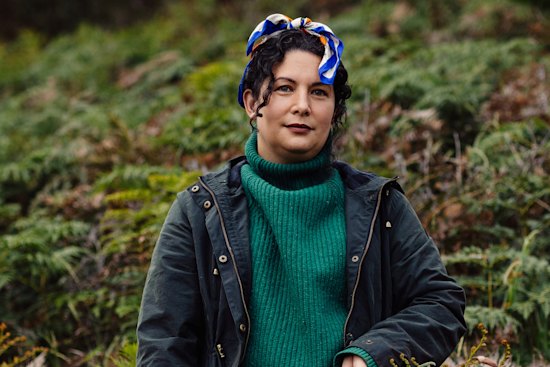 At home in the Huon Valley, south of Hobart. “I’d like to bring these two sides together in a way that makes sense,” Gregory says of her new venture.