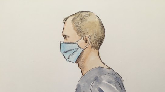 Callum Ferris Davies, 25, of Ellenbrook appeared calm when facing a string of charges in the Midland Magistrate’s Court on December 30, 2021. 