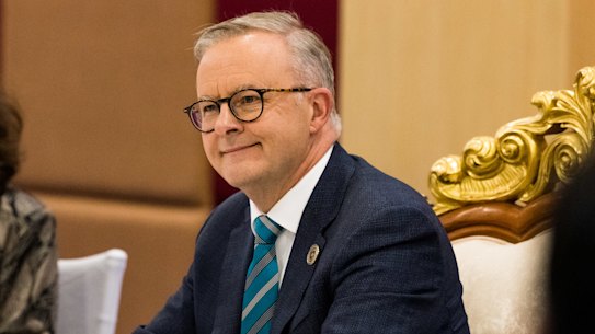 Australian Prime Minister Anthony Albanese in a Bilateral meeting with Vietnamese PM Pham Minh Chinh on Saturday.