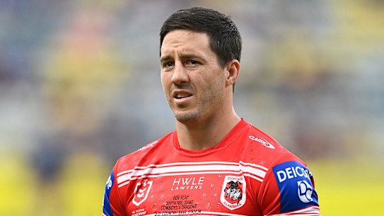 Clouded future: Dragons captain Ben Hunt.