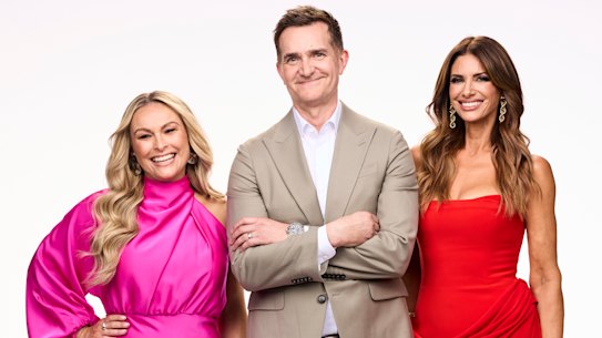 Married at First Sight experts: dating coach Mel Schilling, relationship specialist John Aiken and sexologist Alessandra Rampolla.