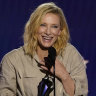 Cate Blanchett criticises ‘patriarchal pyramid’ of awards shows
