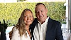 Bridgit McAteer and Mark Fishlock in their Adelaide home.
