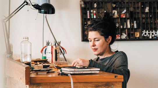 Designer Anita Dineen, whose cheese knife is produced by Alessi and has been declared an “Australian classic”.