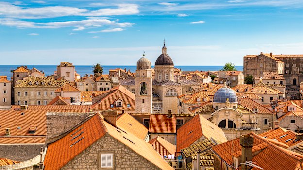 The old city of
Dubrovnik, Croatia