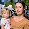 Rosie Cuppaidge and her 14-month-old daughter Ione.
