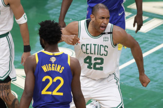 Al Horford is getting excited.