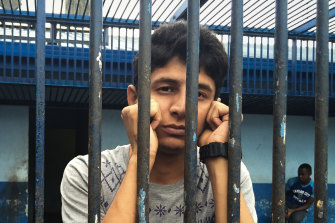 Iranian refugee Loghman Sawari, pictured in 2017, was arrested and sent back to PNG before charges against him were withdrawn.