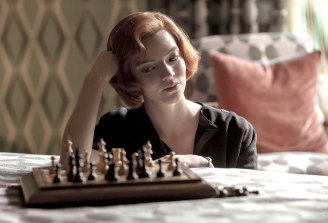 Anya Taylor-Joy in "The Queen's Gambit".