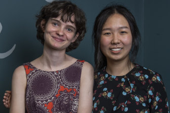Eszter Coombs from Fort Street High School and Sariena Ye from James Ruse Agricultural High School have topped five HSC subjects between them. 