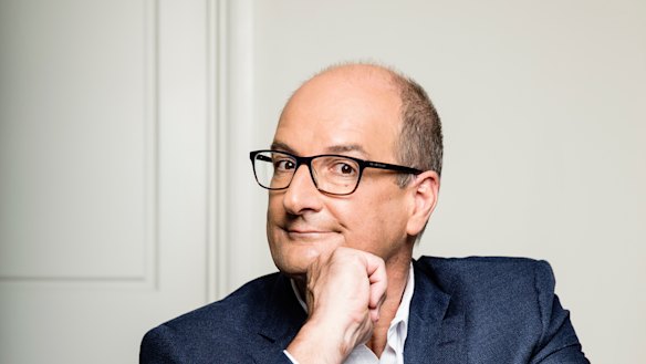 Sunrise presenter David Koch pressed ahead with delivering the good news.