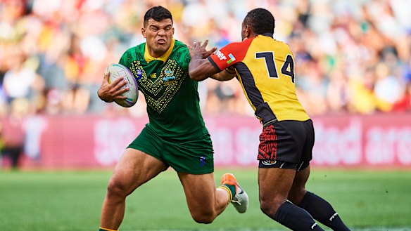 David Fifita represented Australia in the World Nines tournament last year.