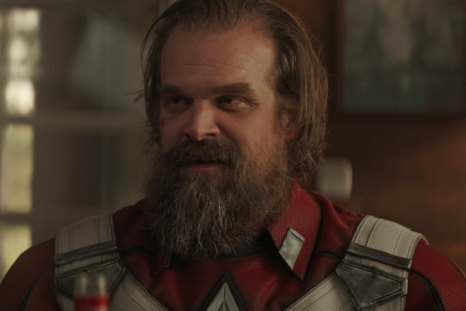 David Harbour as the comically overbearing Alexei in Black Widow.