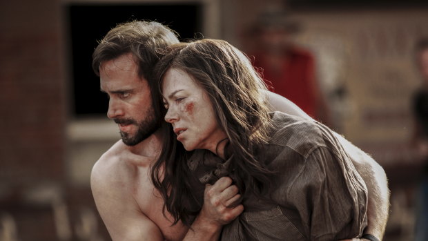 Joseph Fiennes and Nicole Kidman play a husband and wife in the outback thriller Strangerland. 