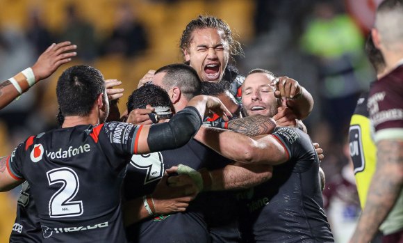 The Warriors scored their first win in Auckland in more than four months.