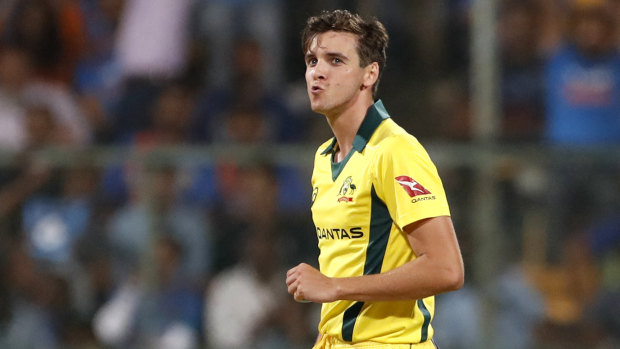 Sent home: Australian paceman Jhye Richardson has left the UAE with a shoulder injury.