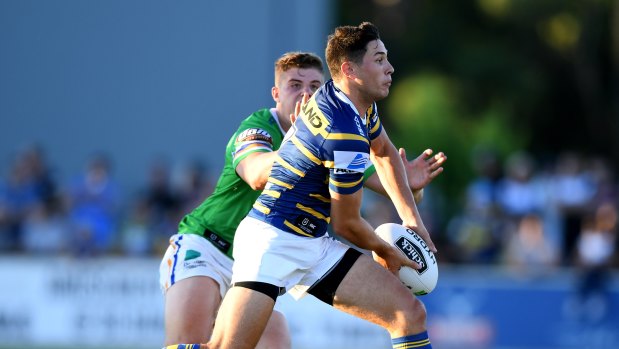 Off and running: Mitchell Moses enjoyed a promising start with new halves partner Dylan Brown.