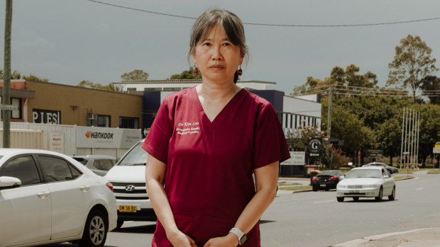 GP Dr Kim Loo hands every patient a flyer telling them how to keep cool in Western Sydney’s heat.