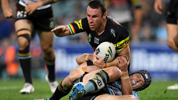 On the canvas: James Maloney had a night punctuated by numerous errors.