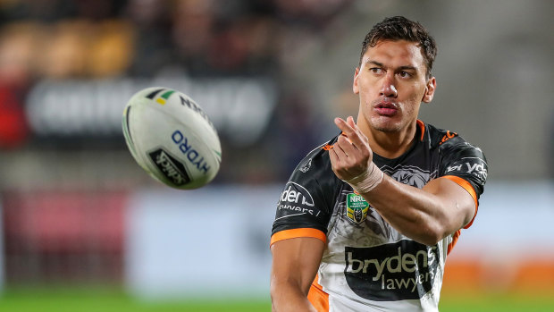 Key period: Elijah Taylor is hoping the Wests Tigers can cash in during State of Origin.