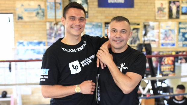 Tim and Kostya Tszyu in 2019.