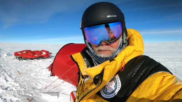 Geoff Wilson has become the first Australian to reach Antarctica's Pole of Inaccessibility. 