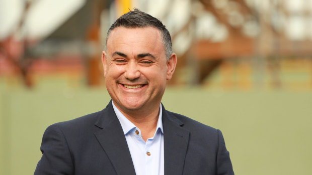 Attack dog: NSW Deputy Premier John Barilaro.