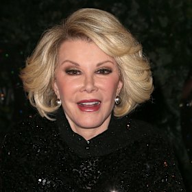 Tweeting from the grave: Joan Rivers died aged 81.