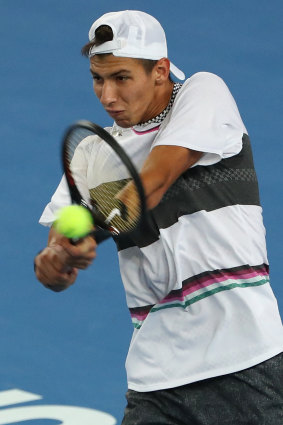 Alexei Popyrin was a wildcard entrant into the Australian Open.