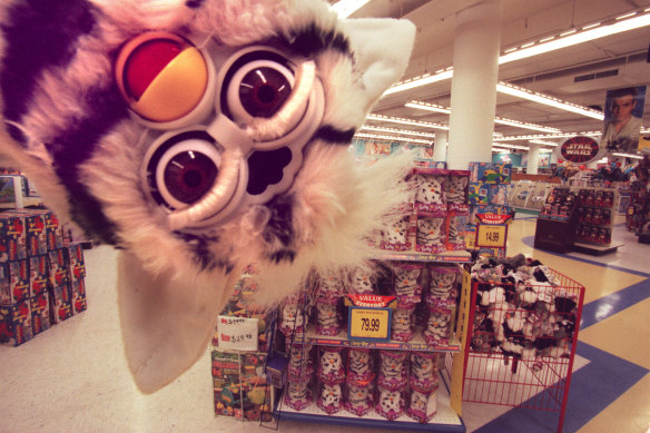 There was Furby fervour for years after the robot toy was released. Here’s one looking for a new owner at a Sydney toy shop in 1999. 