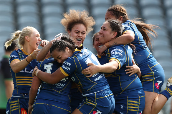 The Eels NRLW team made the grand final in 2022.