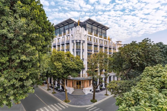 The Capella Hanoi ... fabulously ornate.