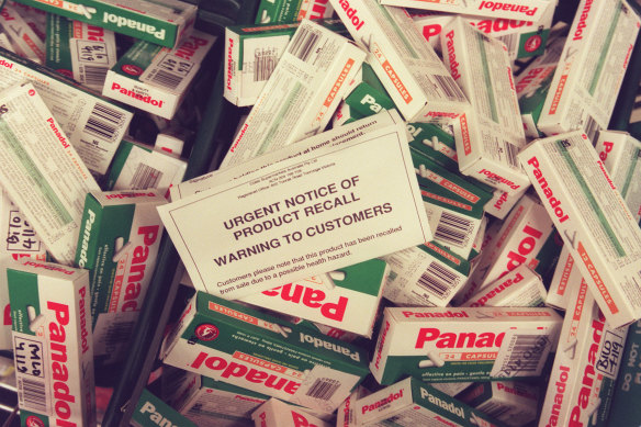 Panadol packets were removed from shelves in 2000 after an $1 million extortion attempt.