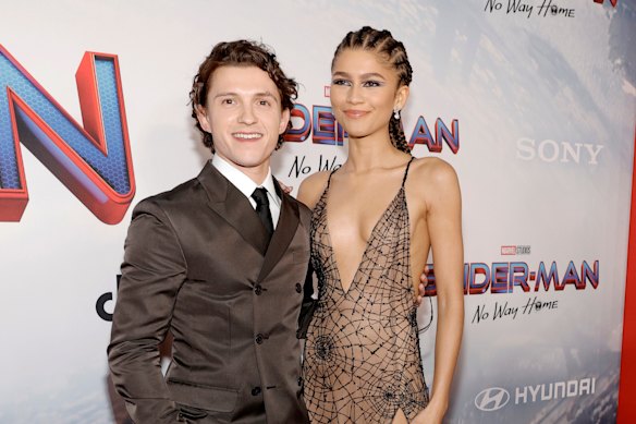 Tom Holland on the red carpet with Zendaya.