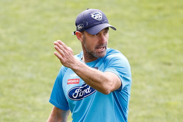 Geelong assistant Nigel Lappin is heading to Tasmania to be the Devils’ head of development.