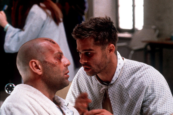 With Brad Pitt in Twelve Monkeys.